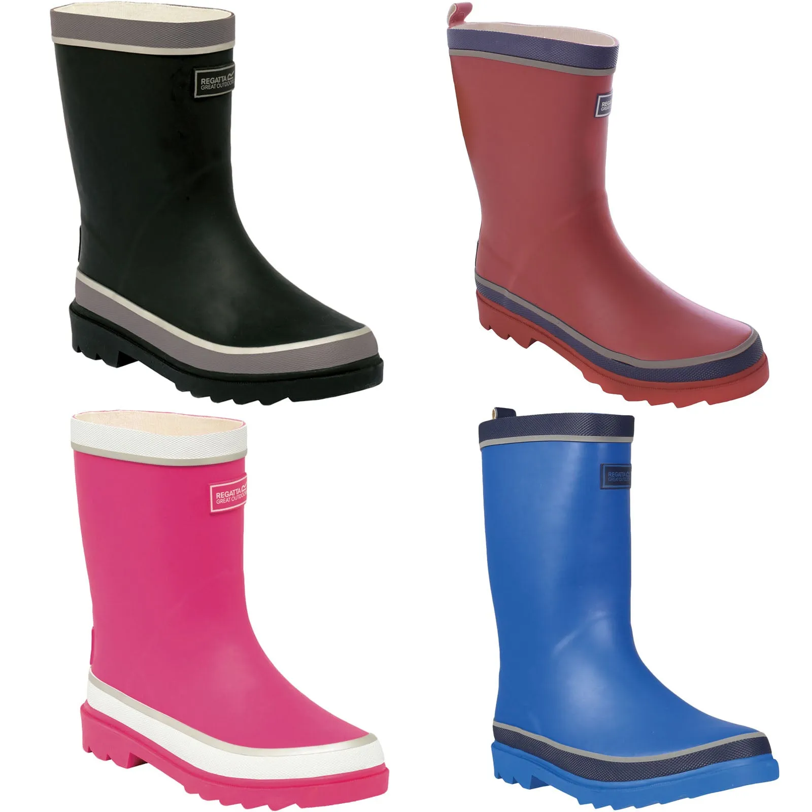 Regatta Kids Foxfire Reflective Wellies