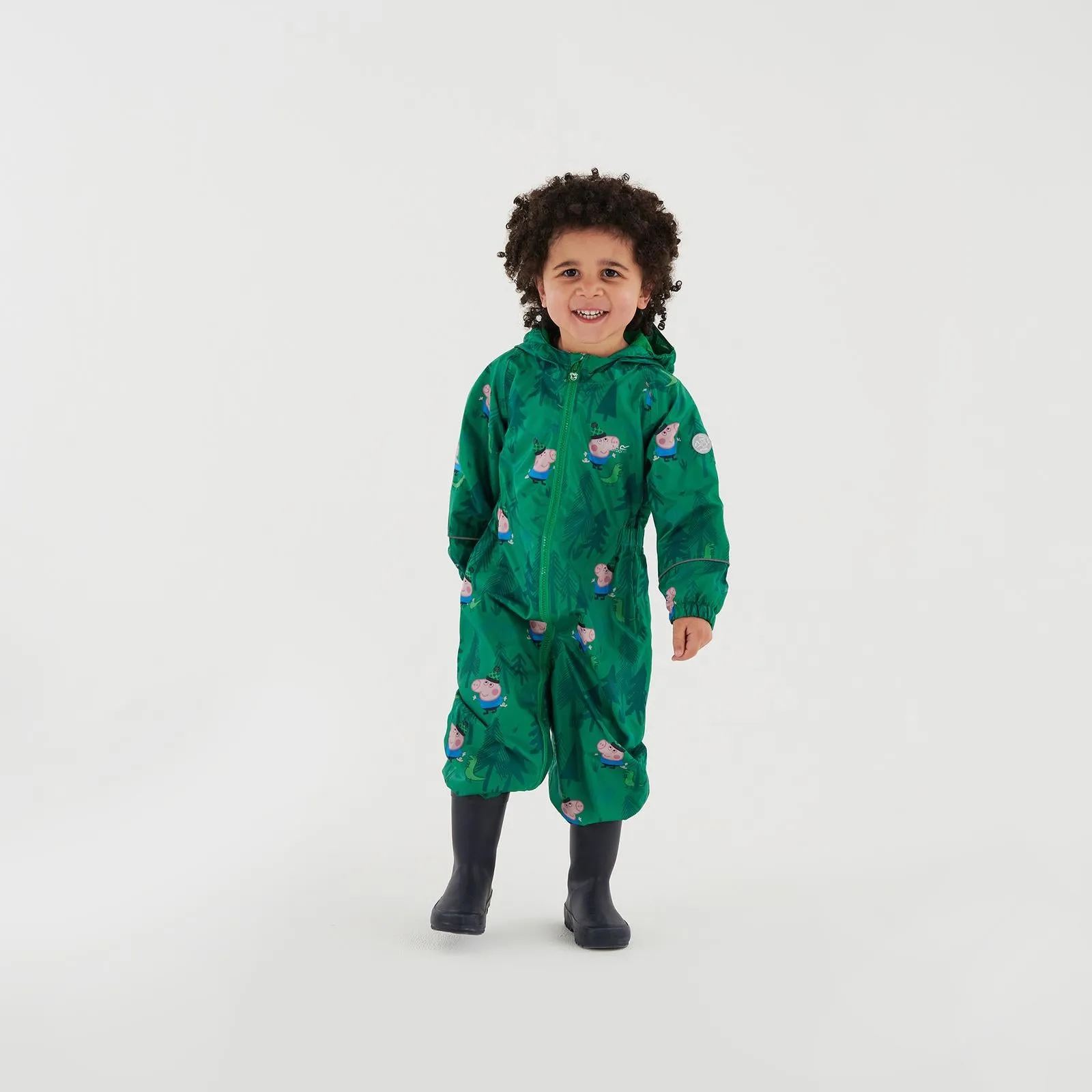 Regatta Kids Peppa Pig Pobble Print Waterproof Puddle Suit