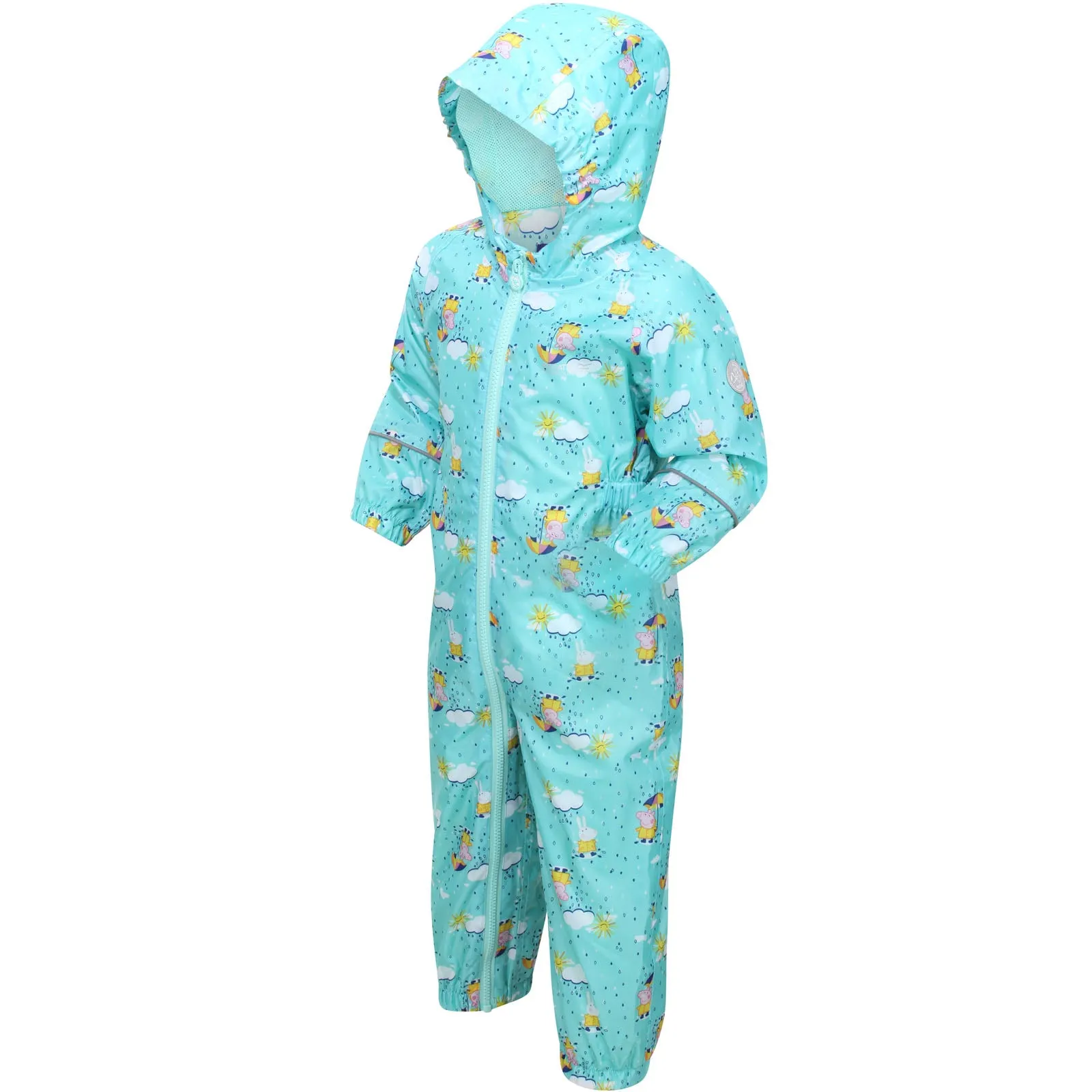 Regatta Kids Peppa Pig Pobble Print Waterproof Puddle Suit