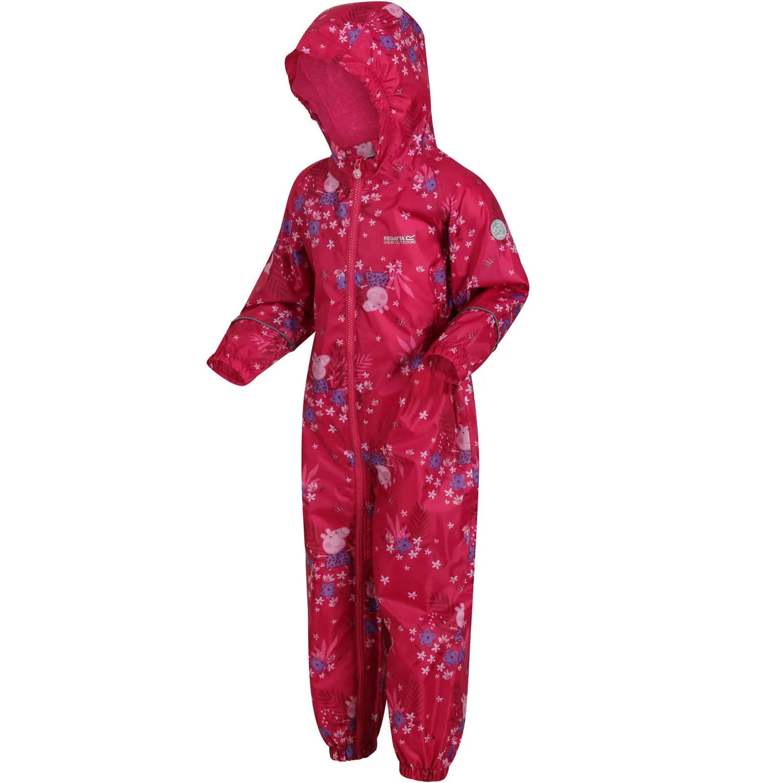 Regatta Kids Peppa Pig Pobble Print Waterproof Puddle Suit