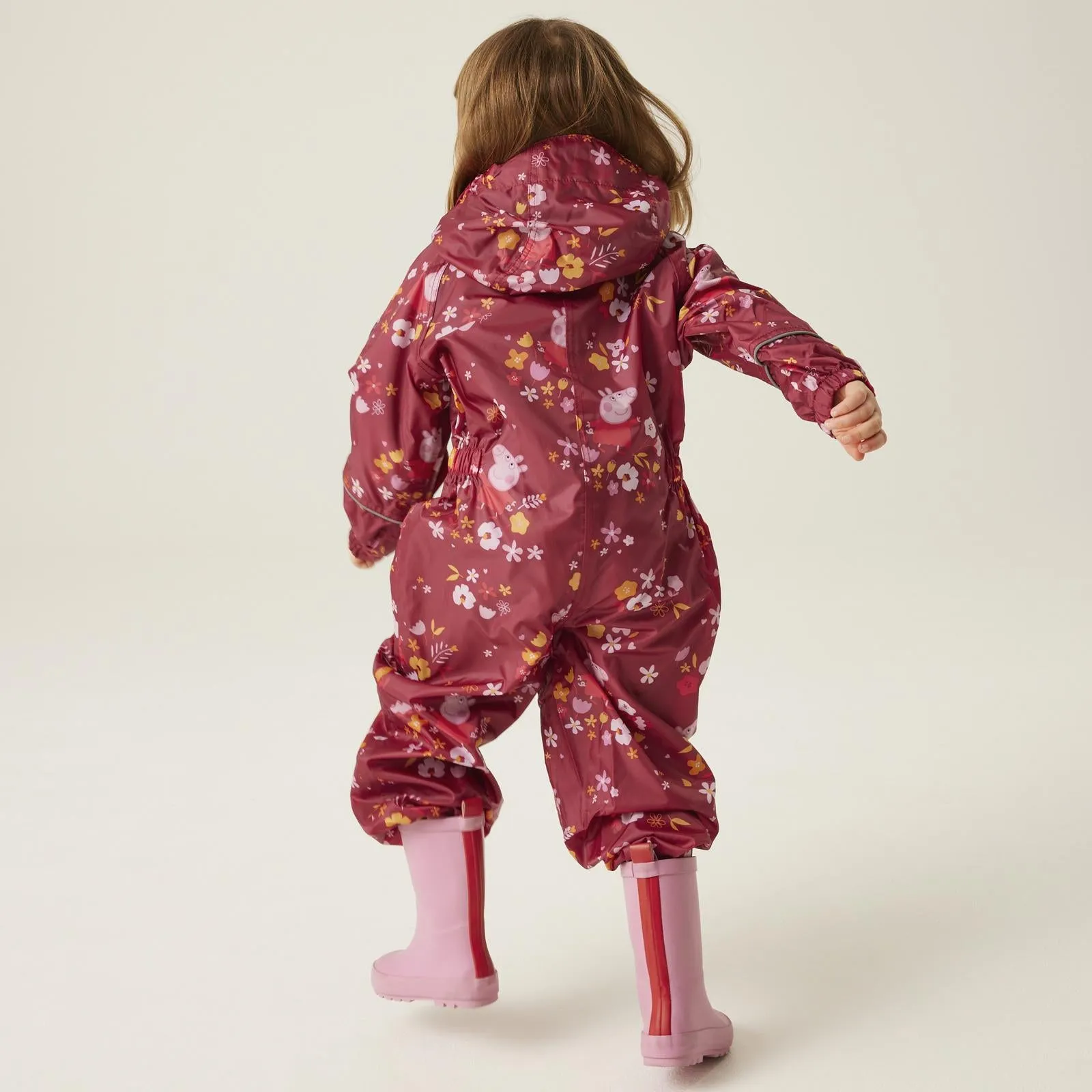 Regatta Kids Peppa Pig Pobble Print Waterproof Puddle Suit