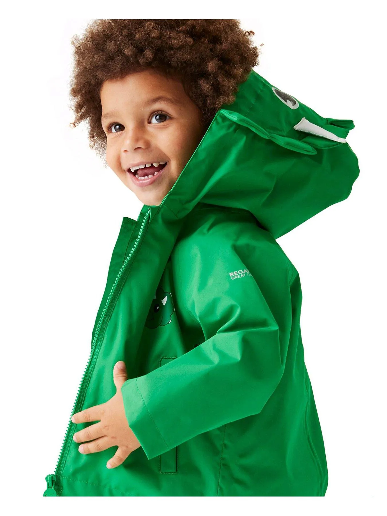 Regatta Children Unisex Animal Jacket - Green