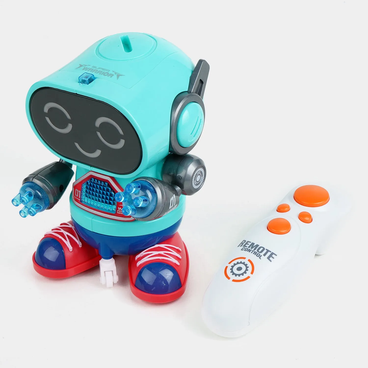 Fun Robot With Remote Control, Light & Music for Kids