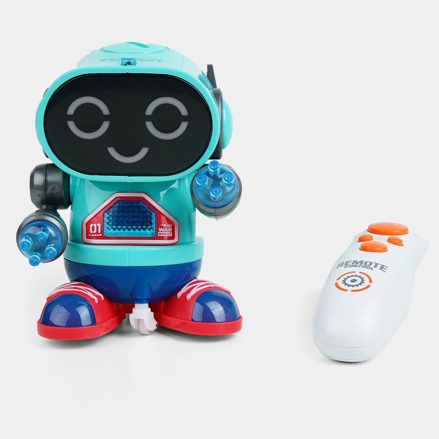 Fun Robot With Remote Control, Light & Music for Kids