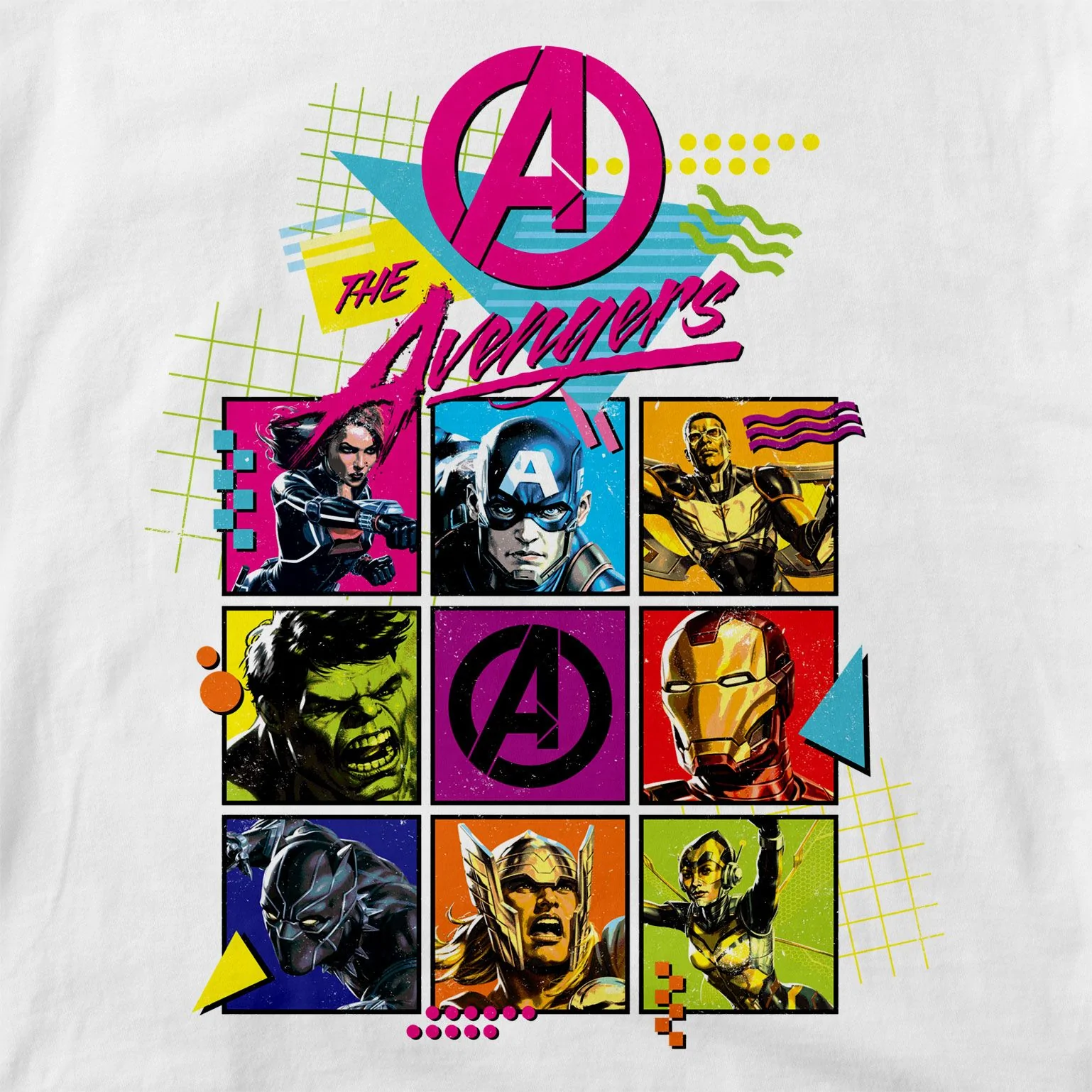 Retro Avengers Kids T-Shirt