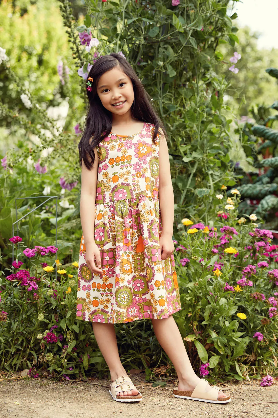 Kids Sunny Retro Dress