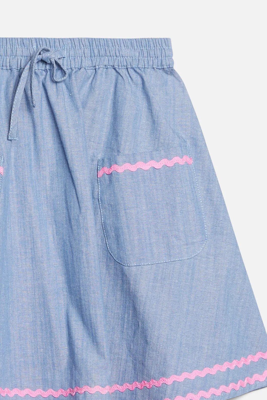 Children's Skirt with Ric Rac Trim