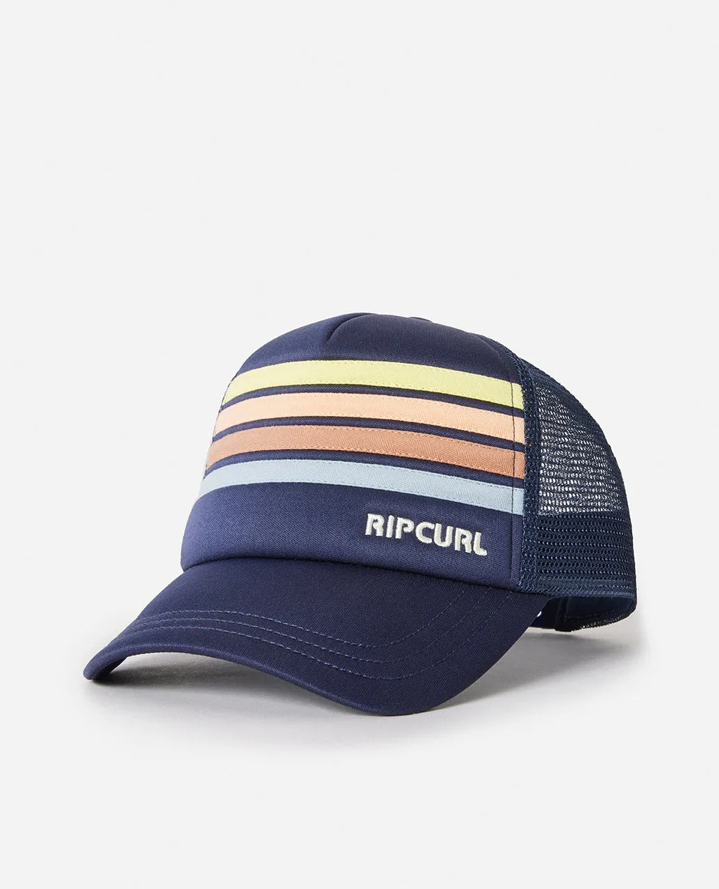 Rip Curl Kids Mixed Curved Visor Snapback Trucker Cap