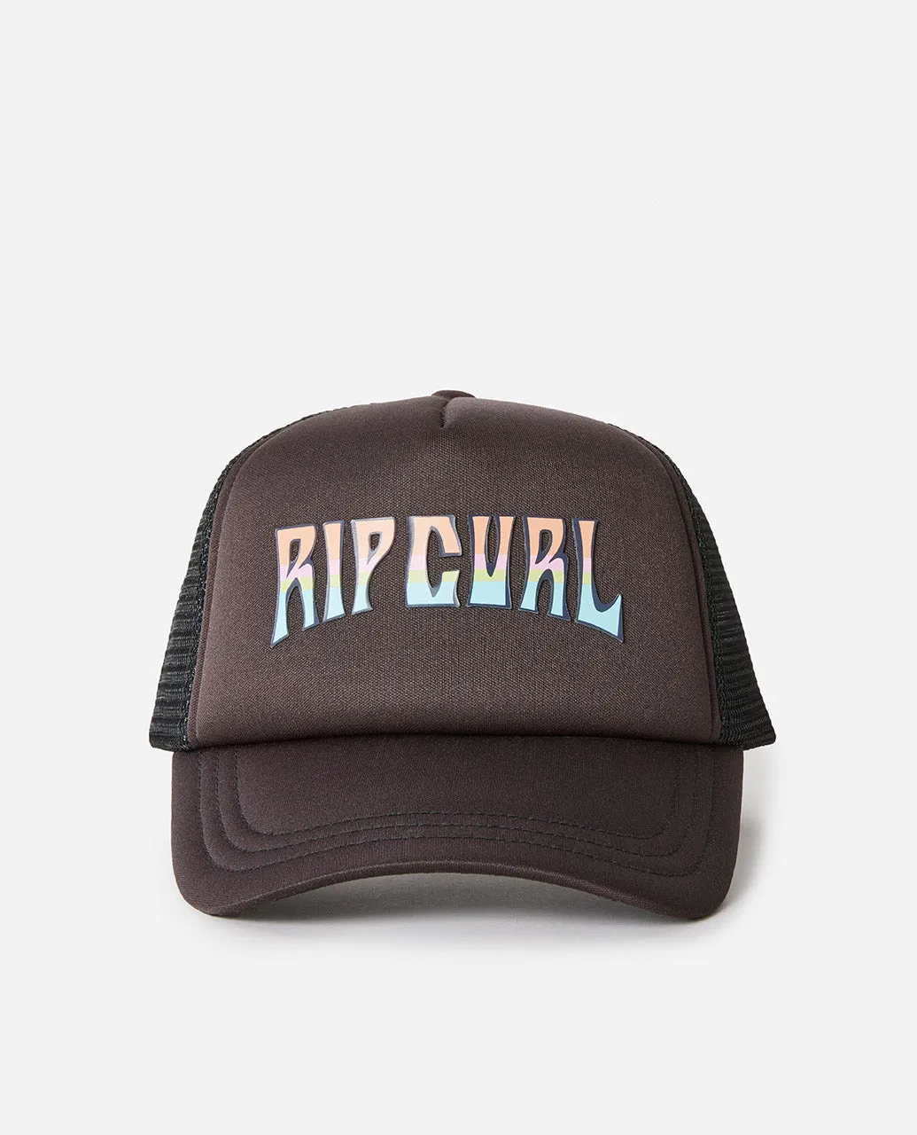 Rip Curl Kids Mixed Curved Visor Snapback Trucker Cap