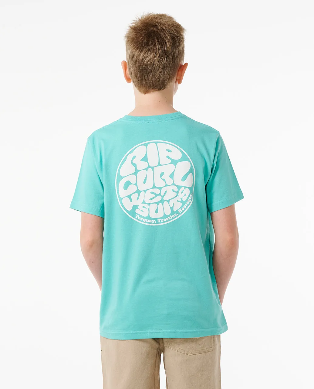 Rip Curl Kids Wetsuit Icon Short Sleeve T-Shirt