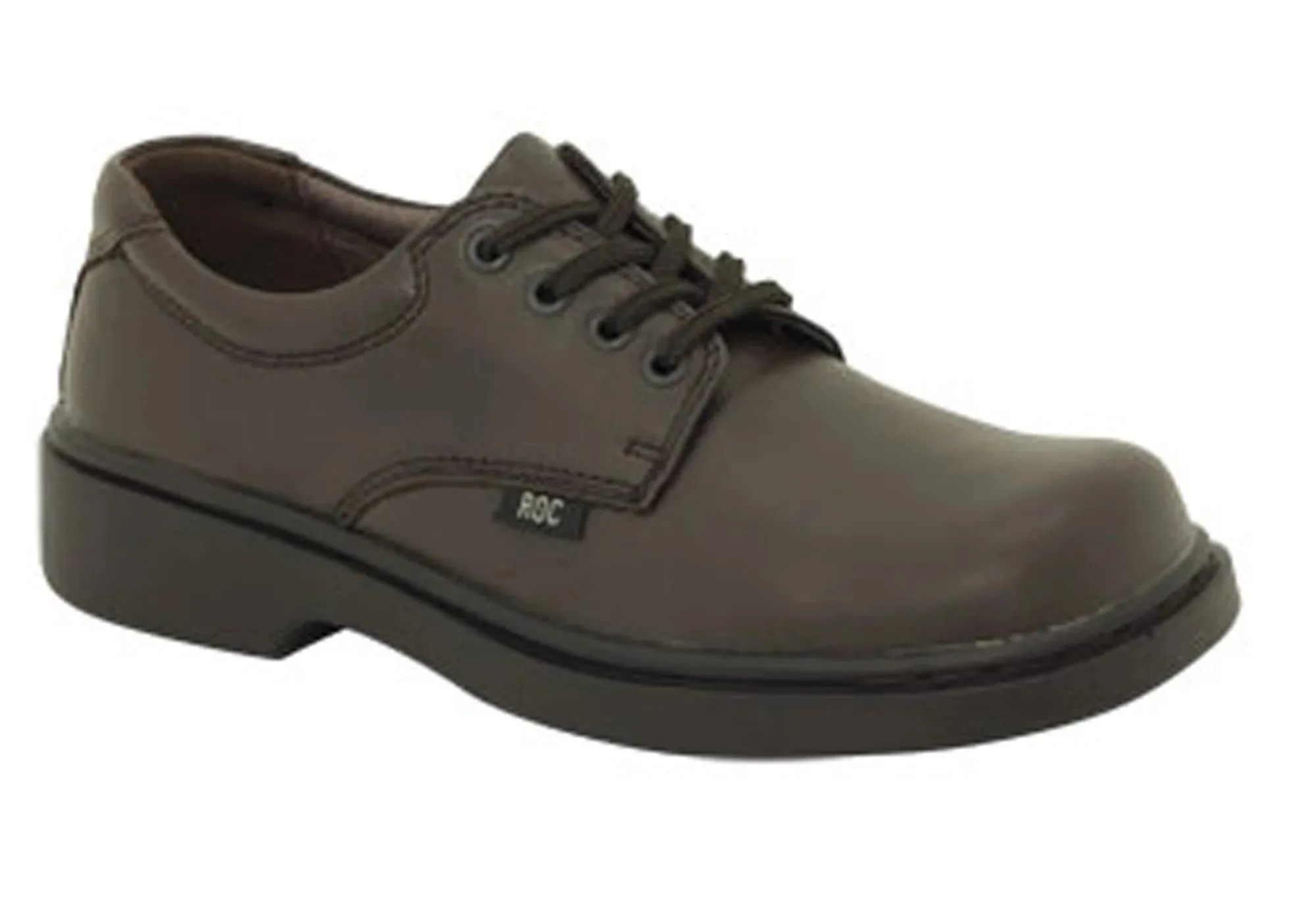 ROC Strobe Younger Boys/Kids Comfortable Brown School Shoes