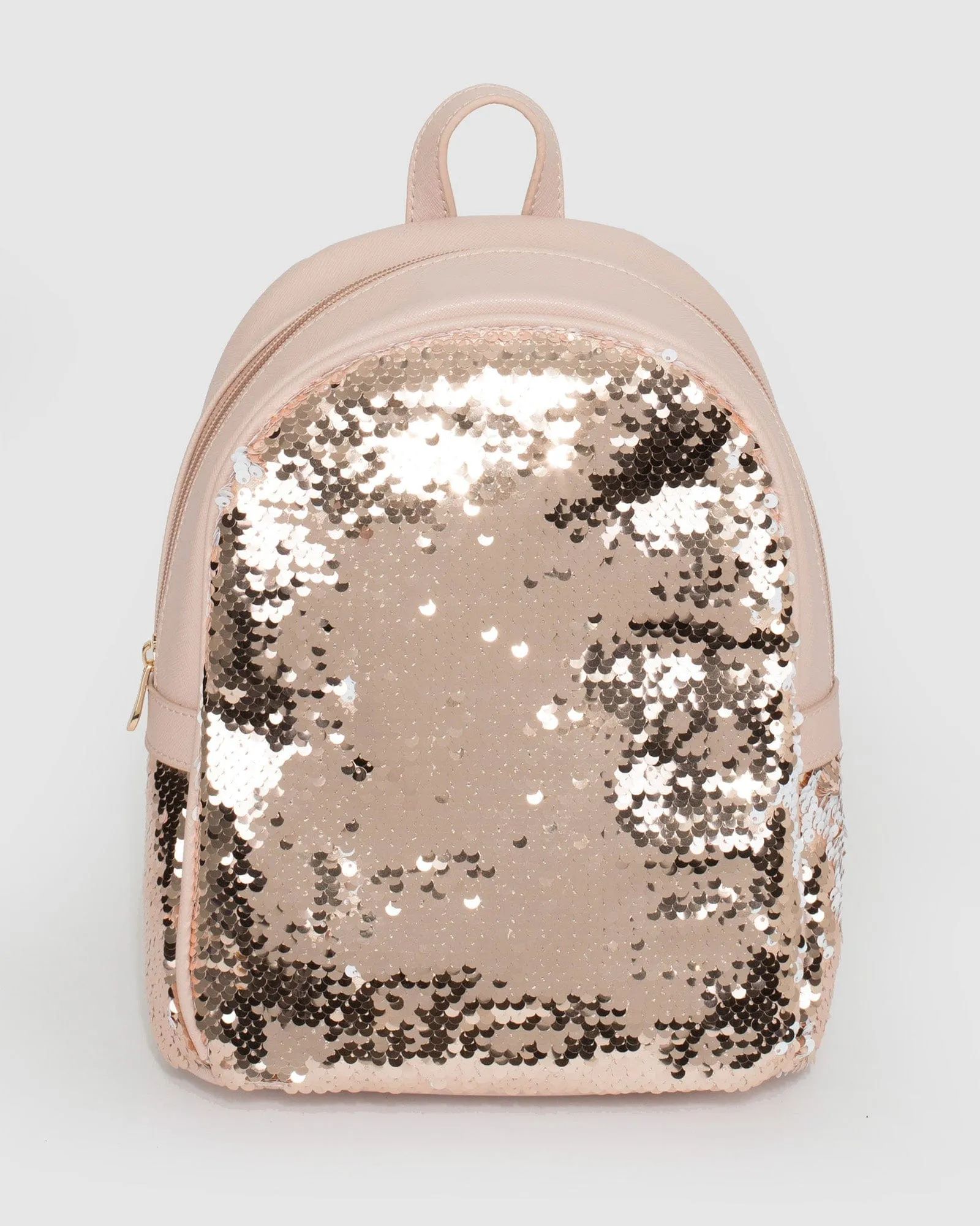 Rose Gold Sequin Kids Backpack