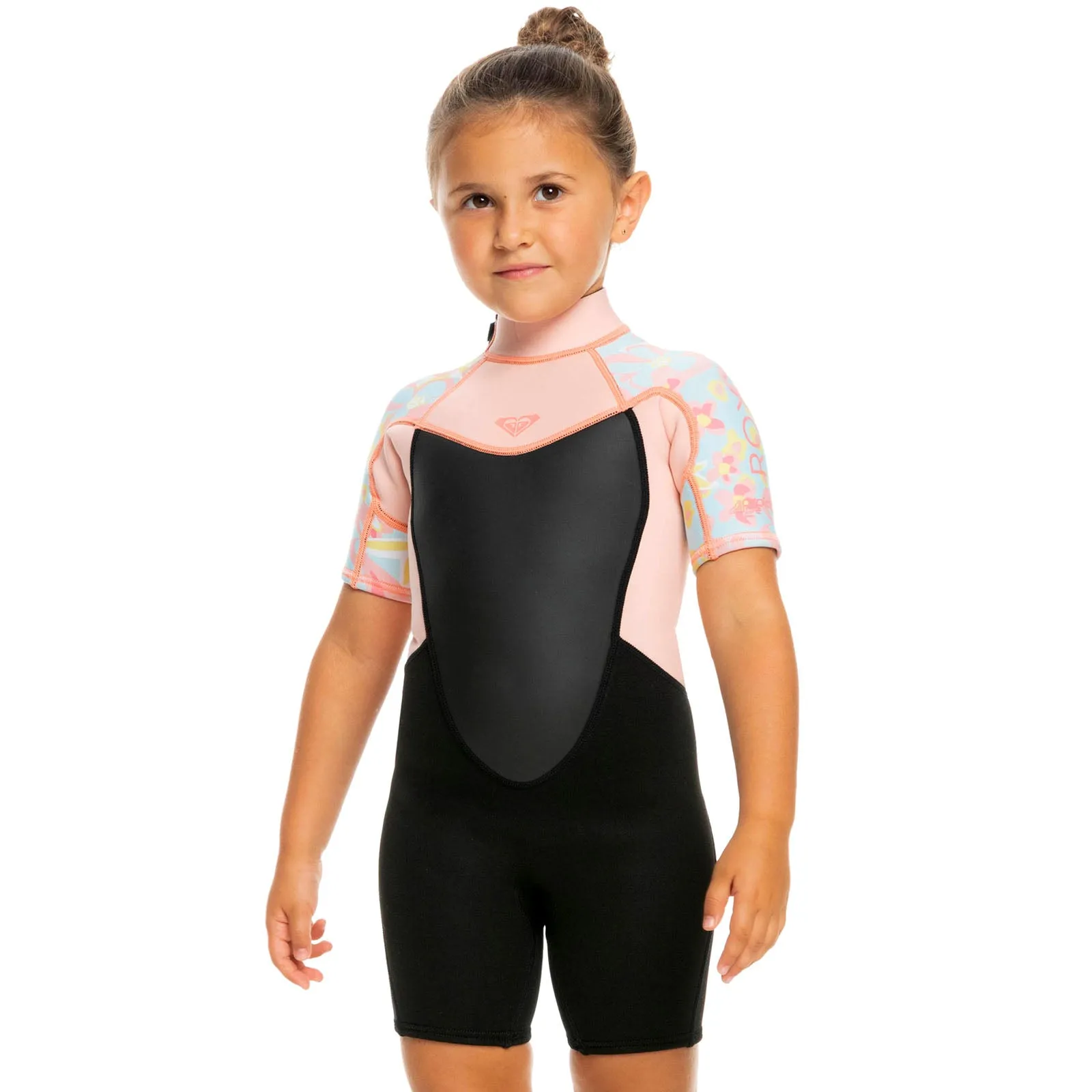 Roxy Kids 2/2mm Prologue Short Sleeve Back Zip Springsuit - Tanager