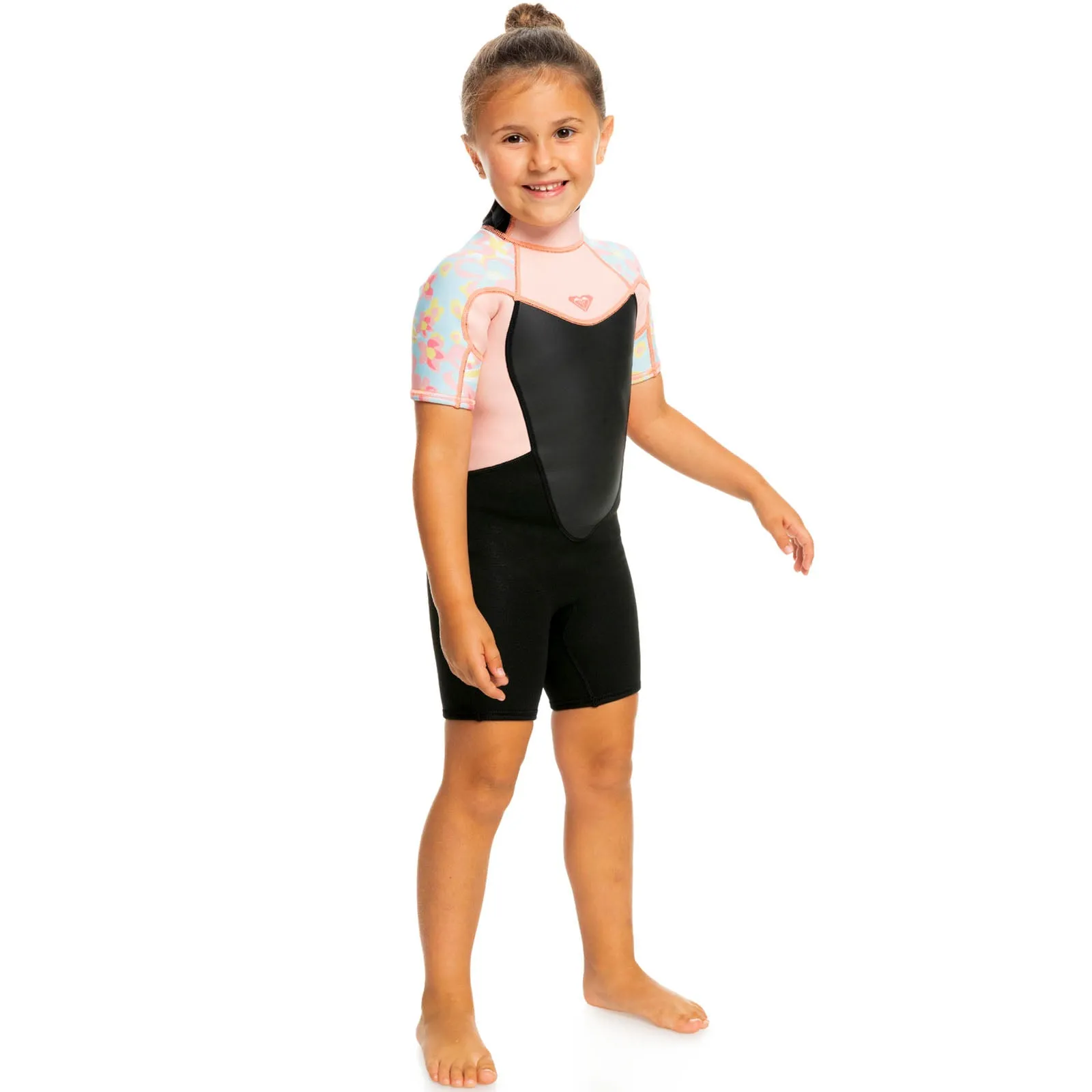 Roxy Kids 2/2mm Prologue Short Sleeve Back Zip Springsuit - Tanager