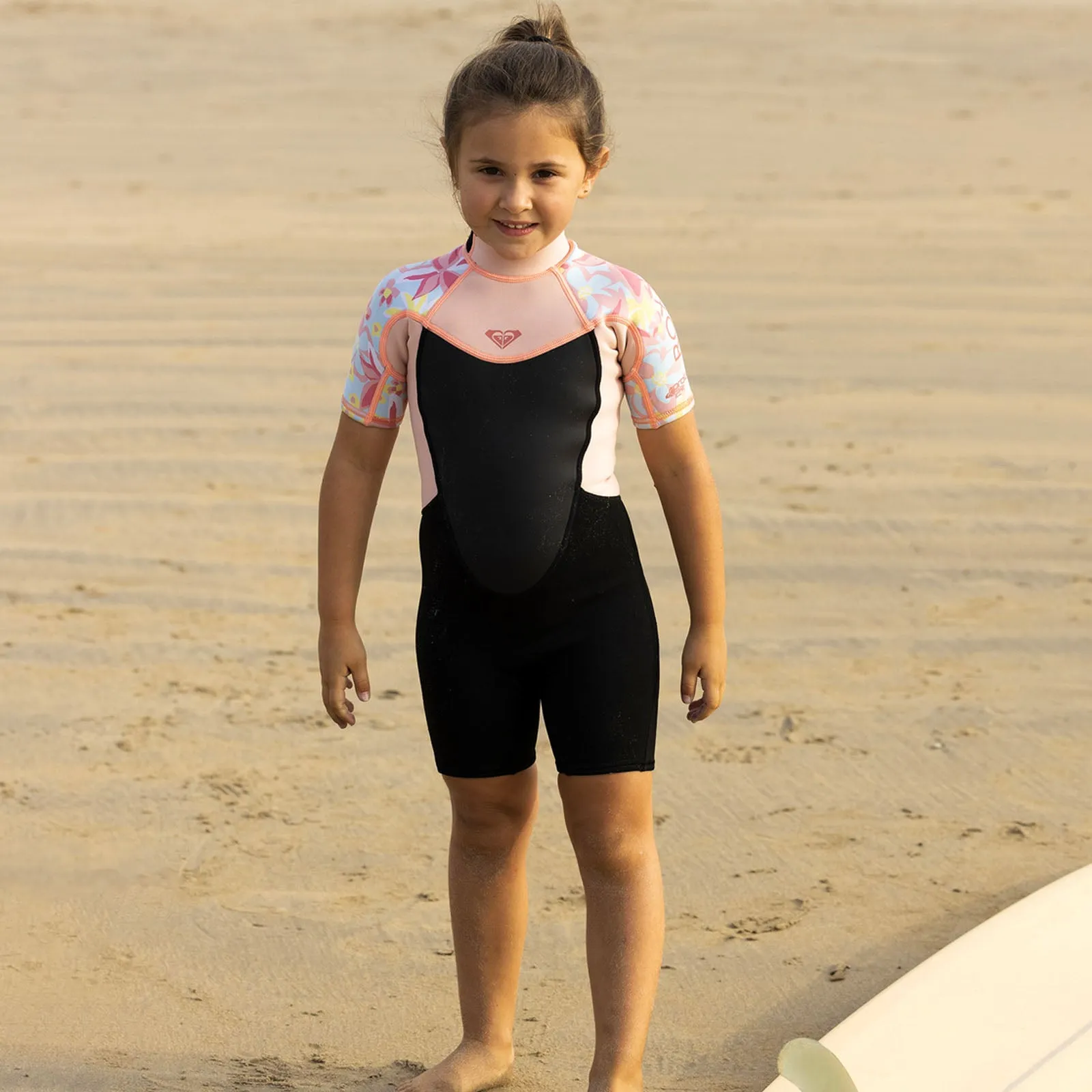 Roxy Kids 2/2mm Prologue Short Sleeve Back Zip Springsuit - Tanager