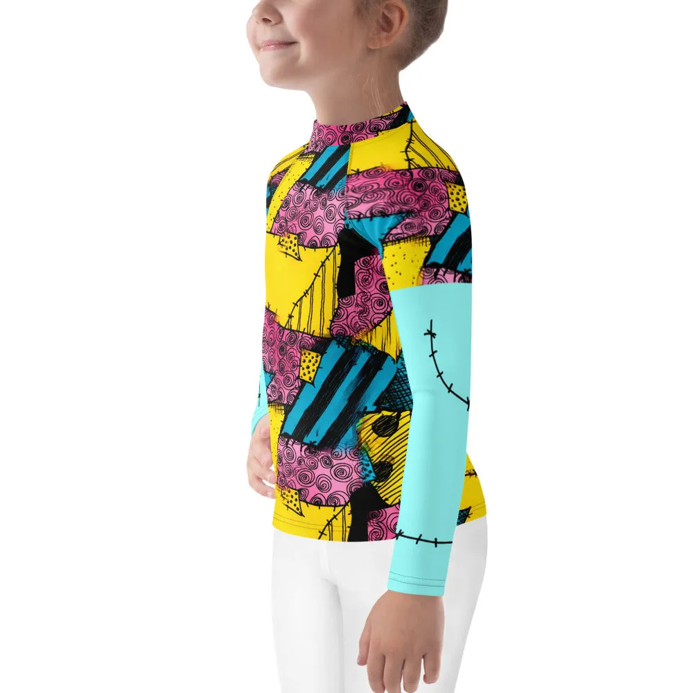 Sally Stitches Kids' Rash Guard