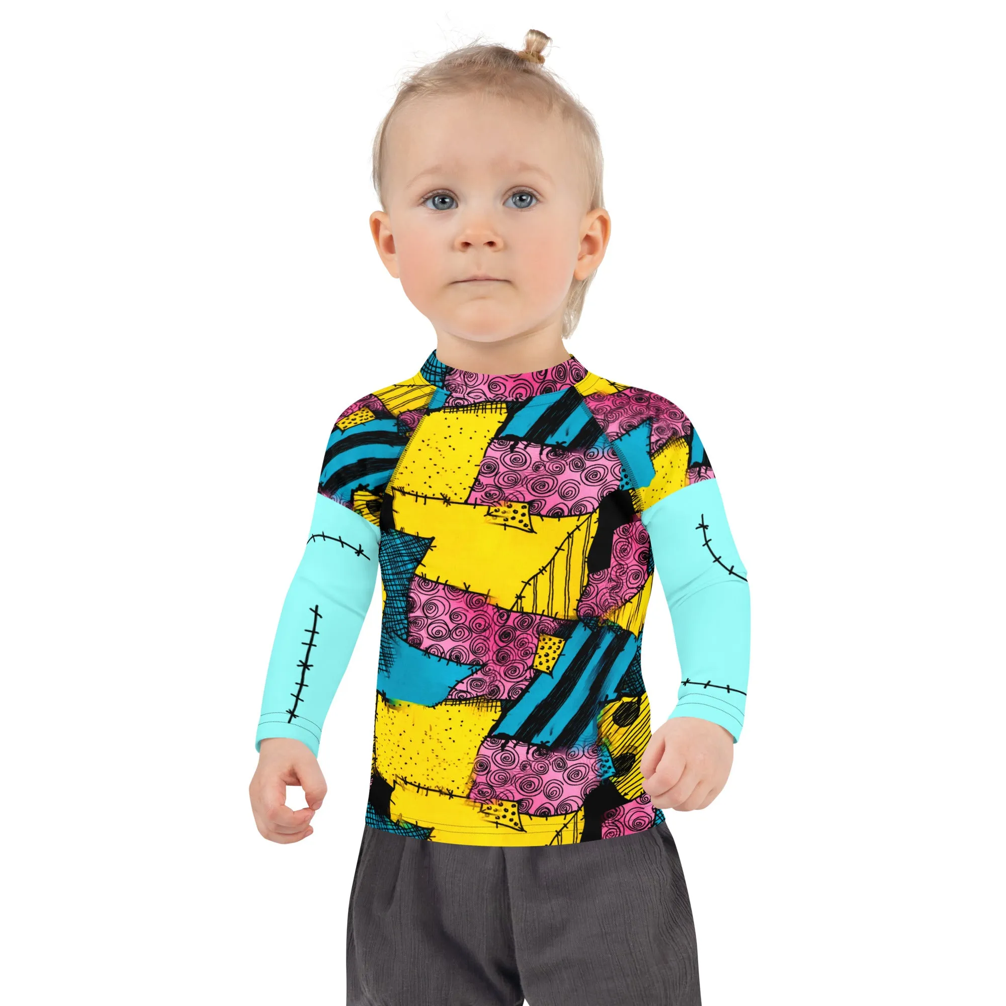 Sally Stitches Kids' Rash Guard