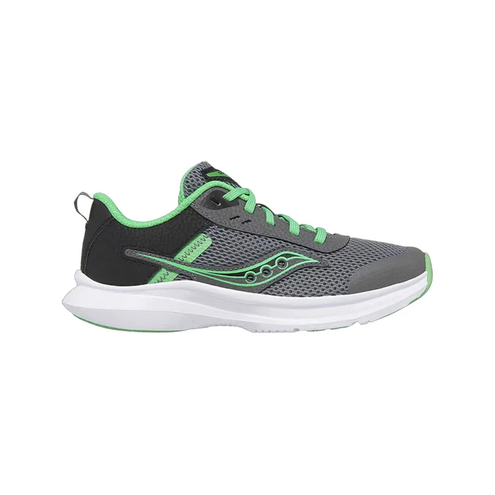 SAUCONY AXON 3 GREY/GREEN - KIDS