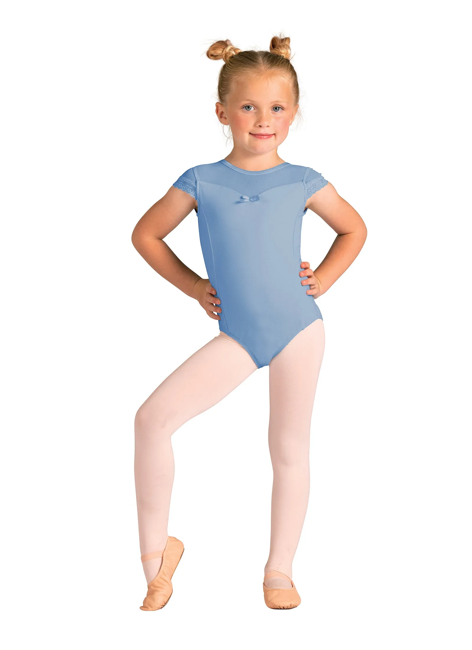 Scarlett Cap Sleeve Leotard for Kids