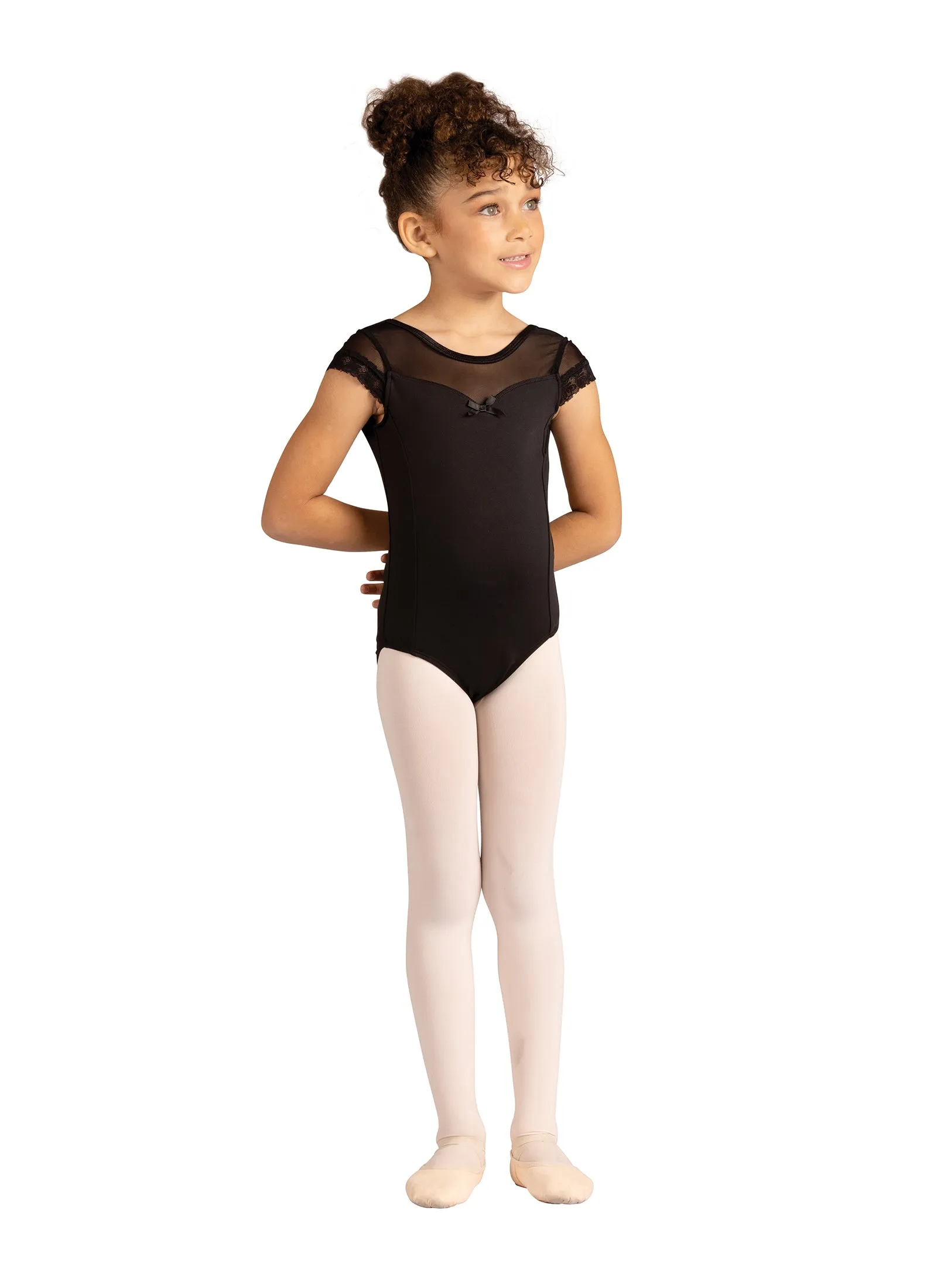 Scarlett Cap Sleeve Leotard for Kids