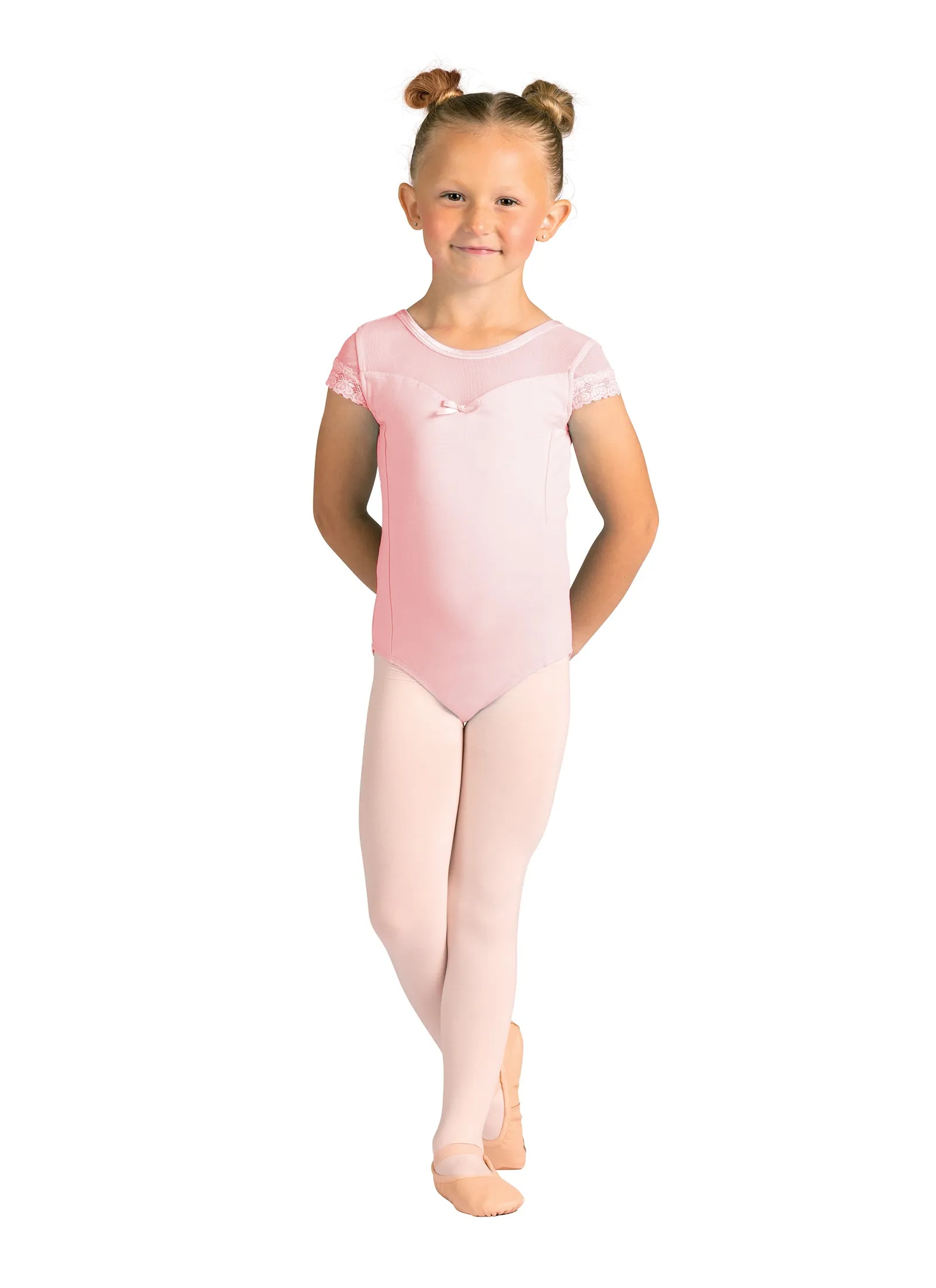 Scarlett Cap Sleeve Leotard for Kids