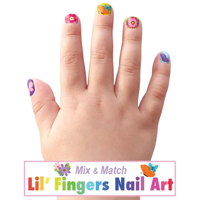 Spring Nail Stickers Set - 25 Scented Designs