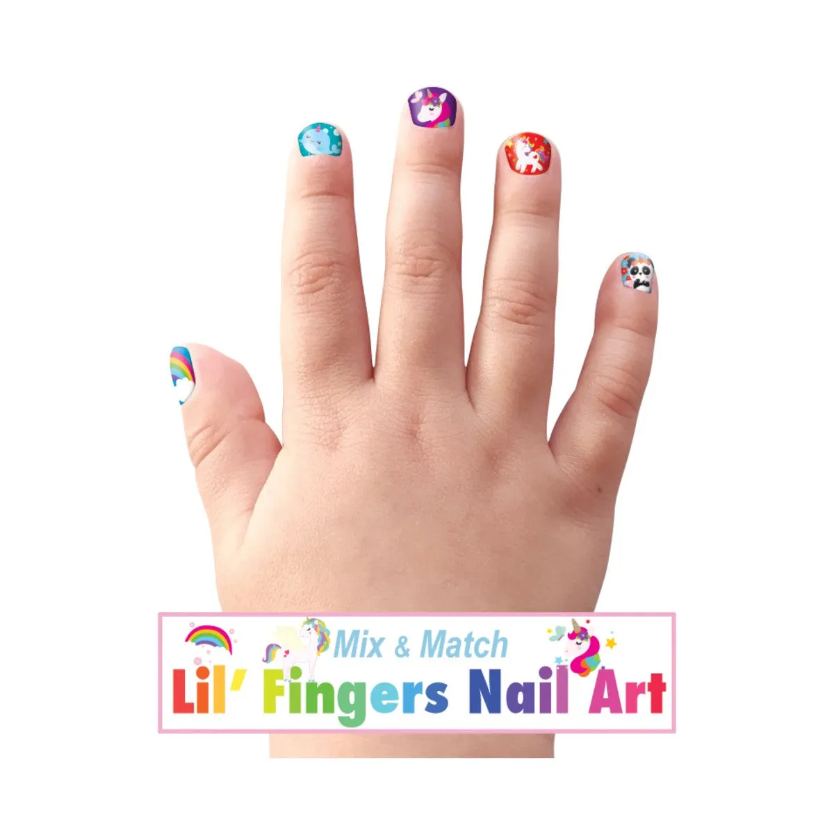 Unicorn Fantasy Nail Stickers - 25 Scented Designs