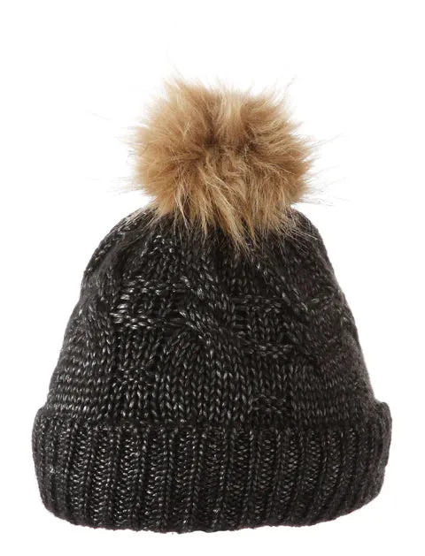 SCREAMER KIDS TESSIE BEANIE BLACK