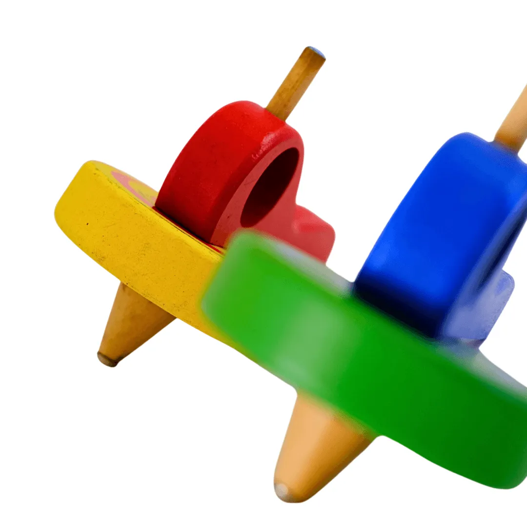 Wooden Spinning Tops