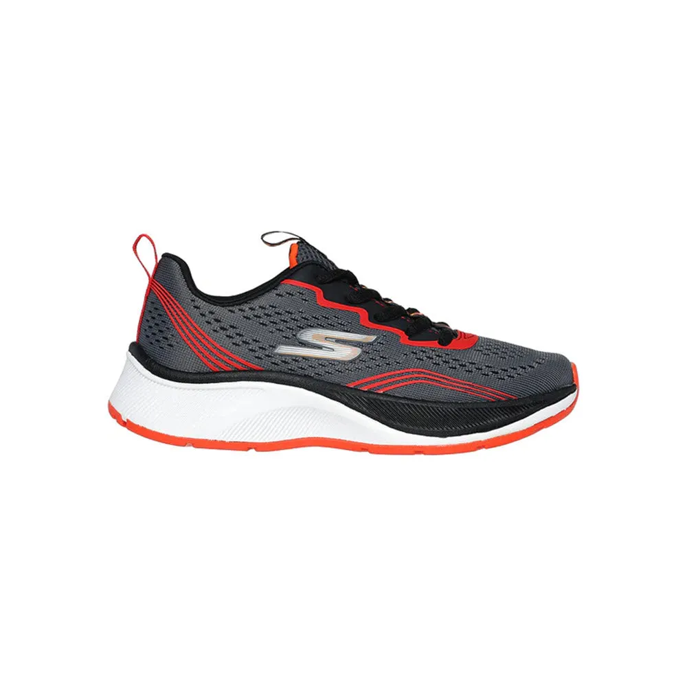 SKECHERS ELITE SPORT CHARCOAL/RED - KIDS