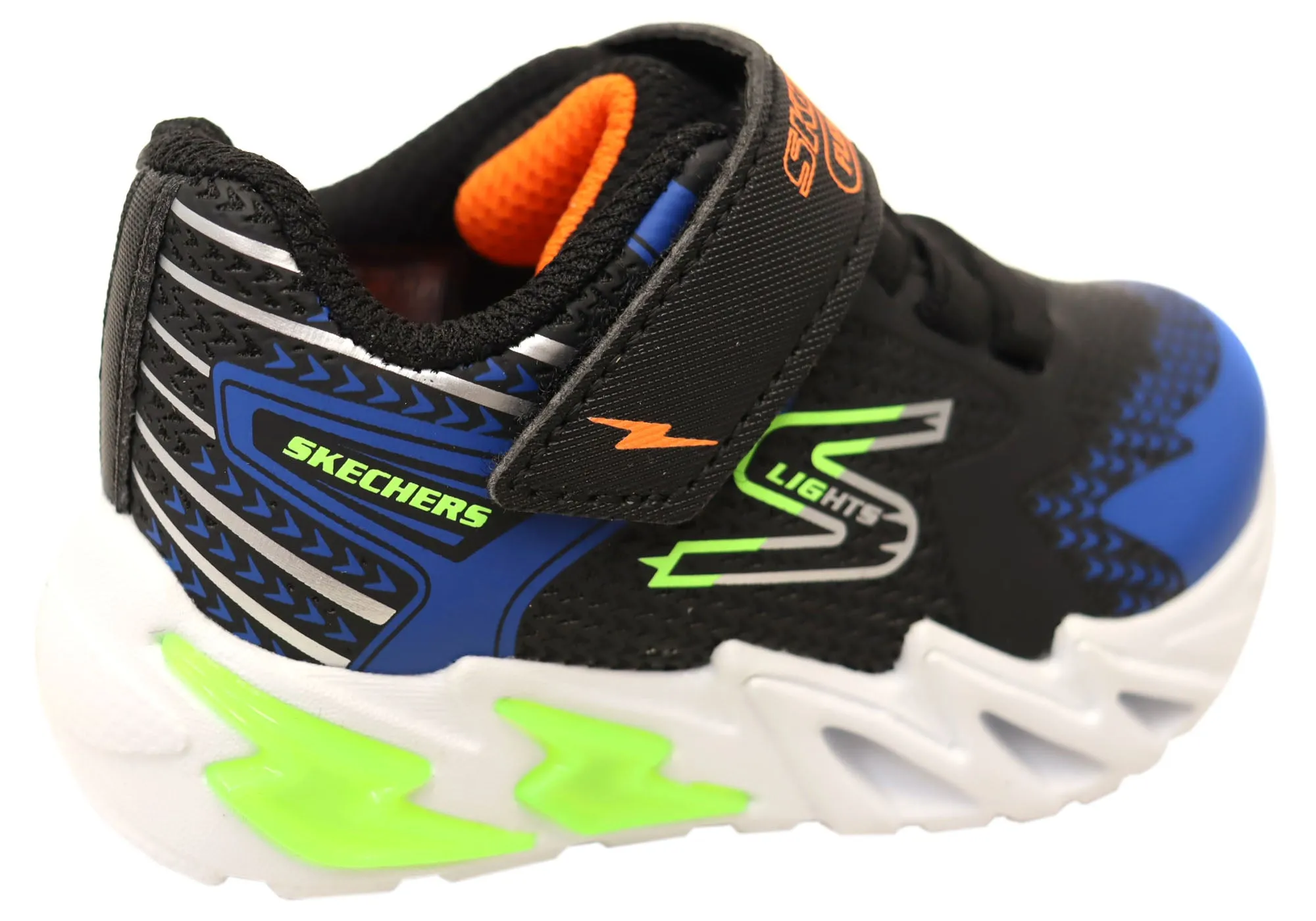 Skechers Infant Toddler Kids Boys S Lights Flex Glow Bolt Shoes