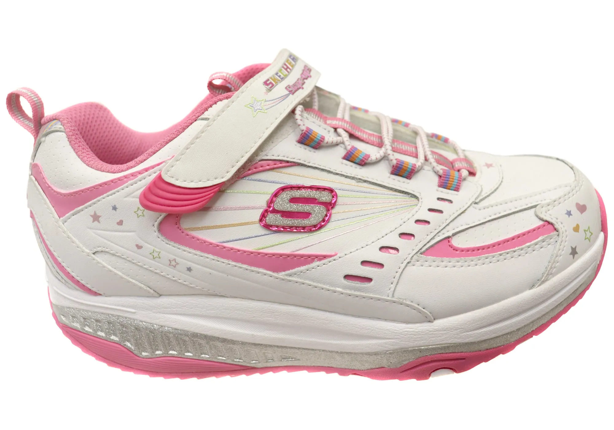 Skechers Kids Girls Shape Ups XF High Kix Shoes