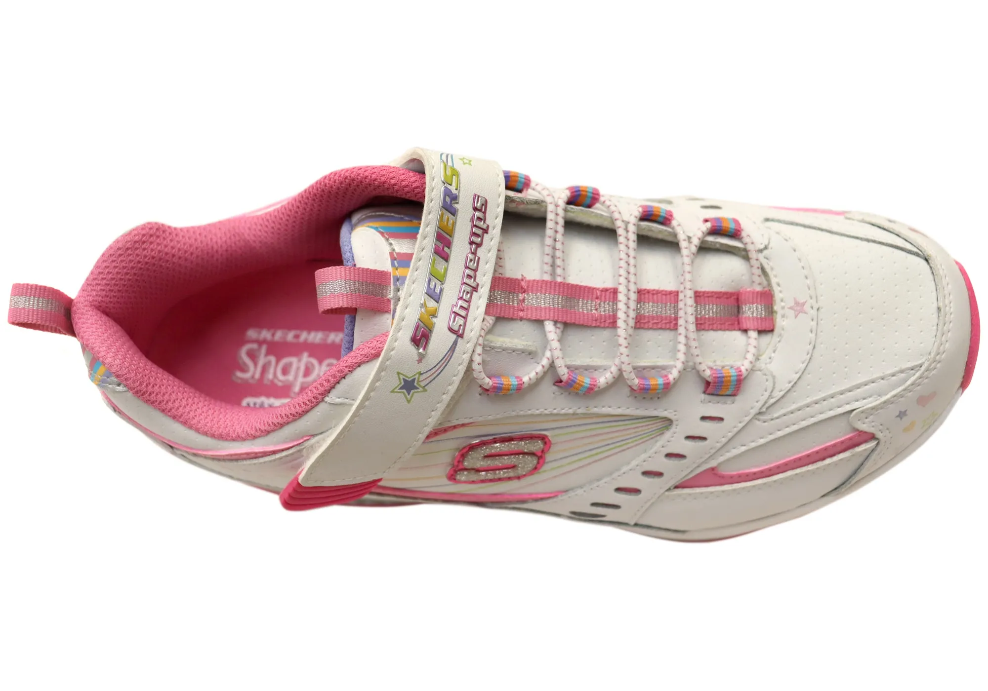 Skechers Kids Girls Shape Ups XF High Kix Shoes