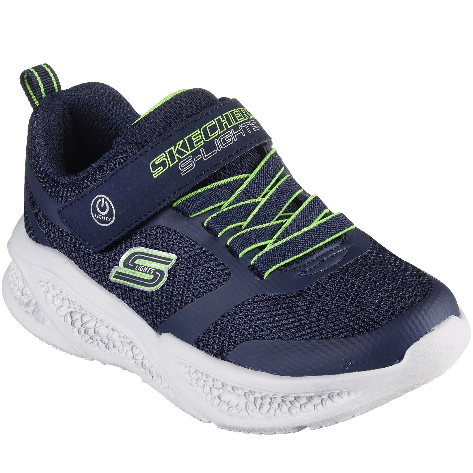 Skechers Kids Meteor Lights Light Up Flashing Trainers