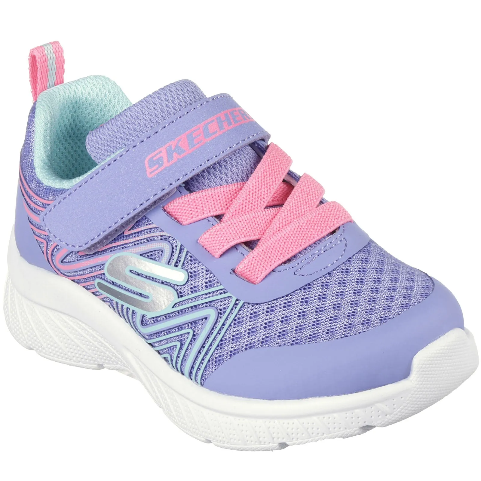 Skechers Kids Microspec Plus Swirl Sweet Trainers