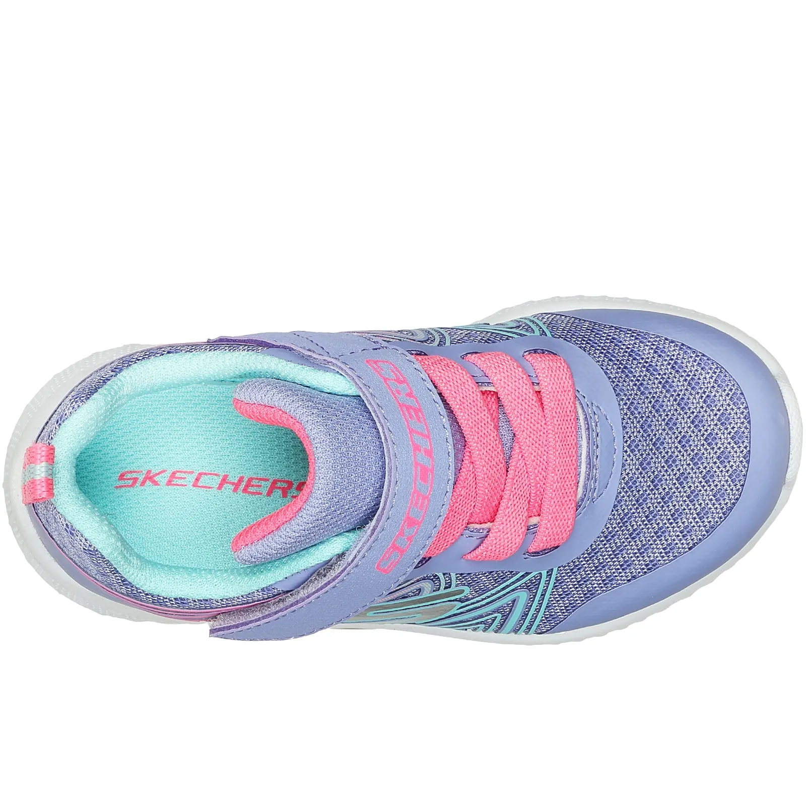 Skechers Kids Microspec Plus Swirl Sweet Trainers