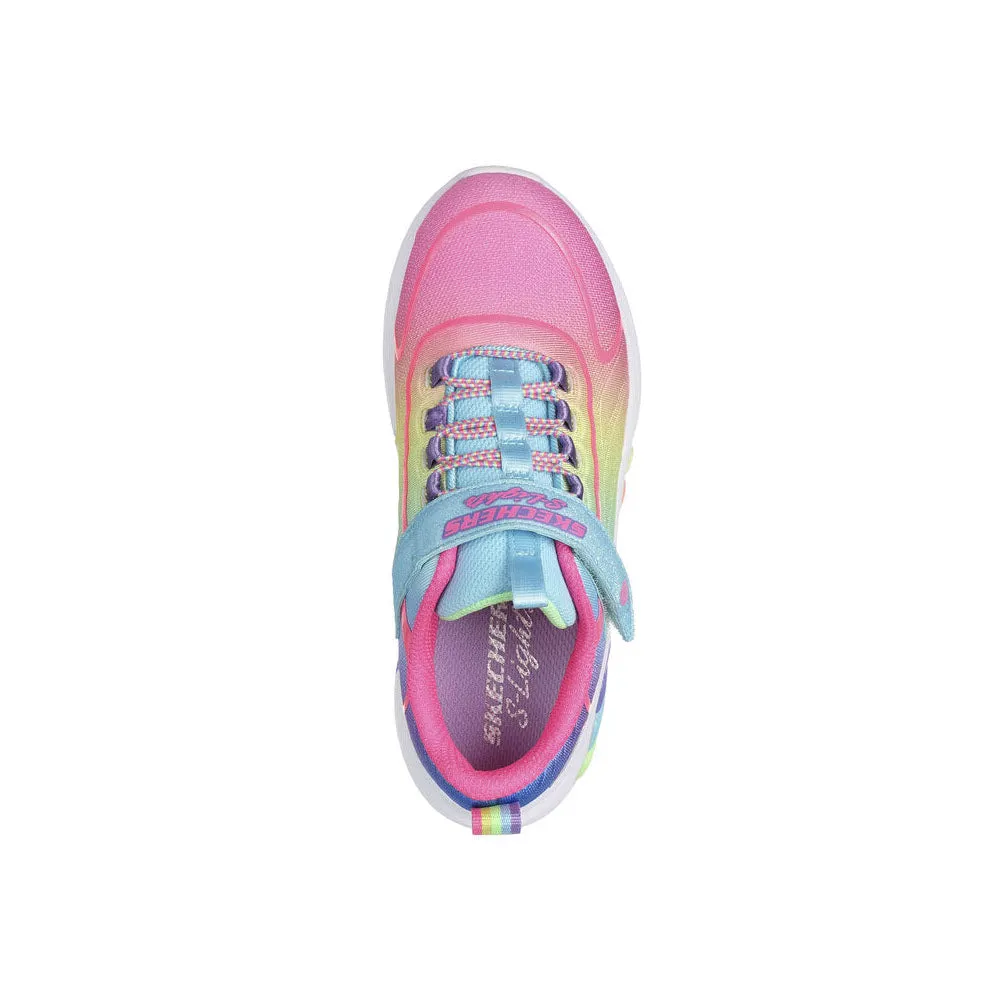 SKECHERS RAINBOW CRUISERS TURQUOISE MULTI - KIDS