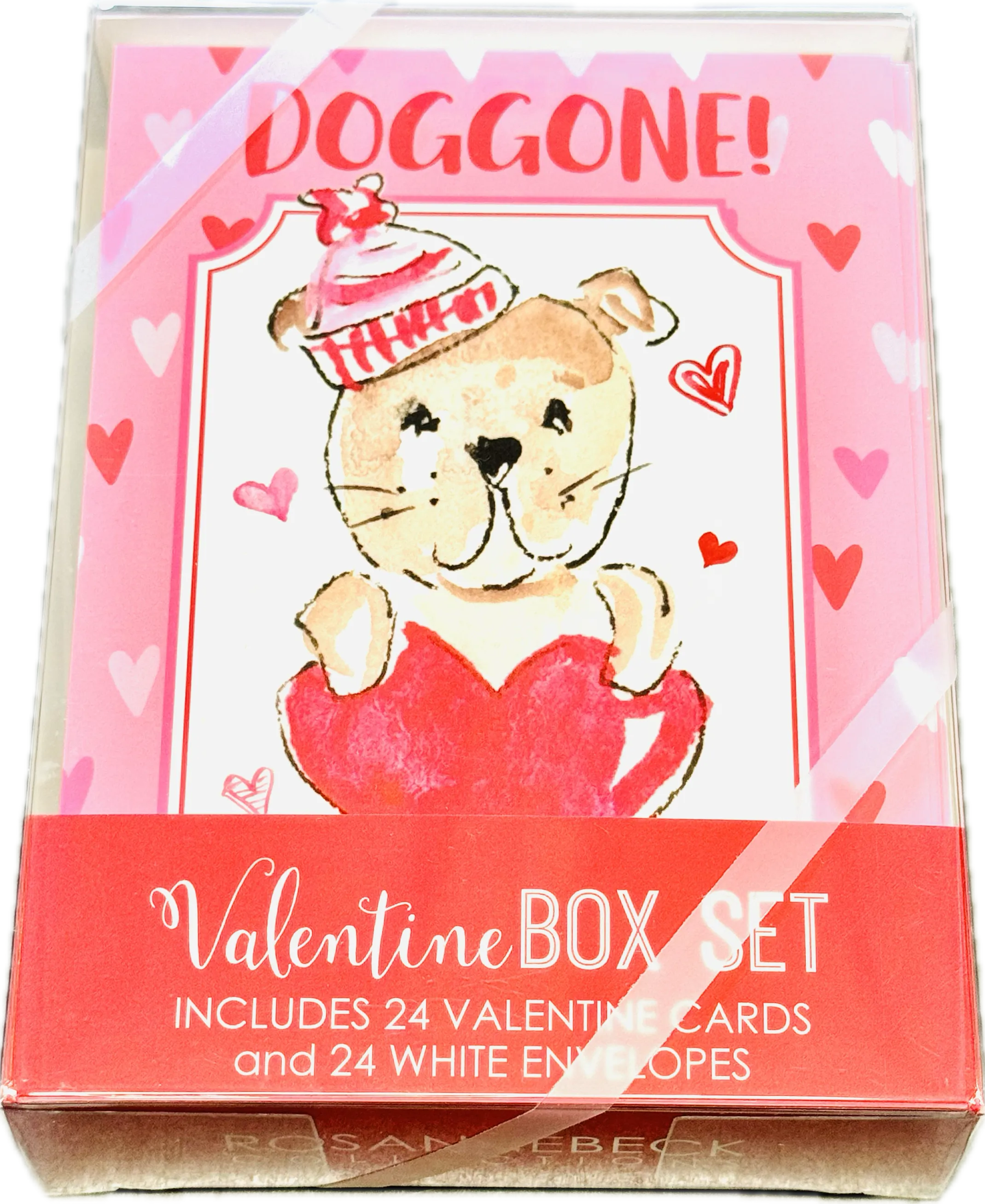 Kids Boxed Doggies Valentine Cards Set