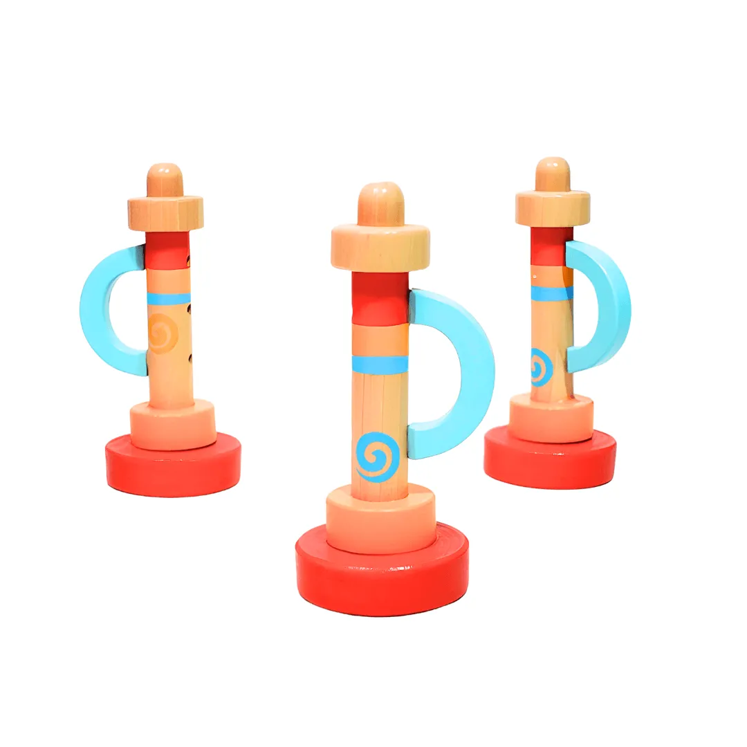 Small Wooden Flute Pack for Kids