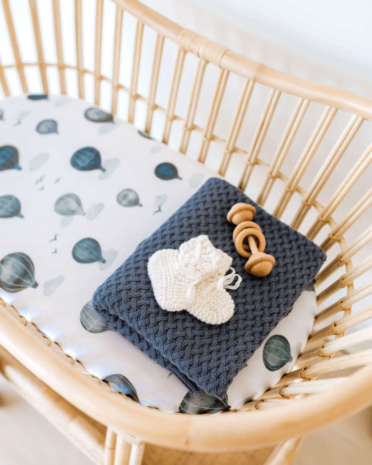 Snuggle Hunny Kids - Diamond Knit Baby Blanket | River