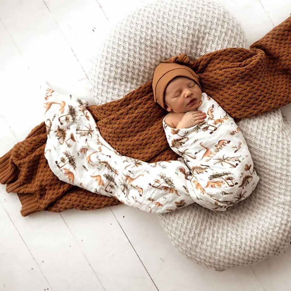 Snuggle Hunny Kids - Dino Organic Muslin Wrap