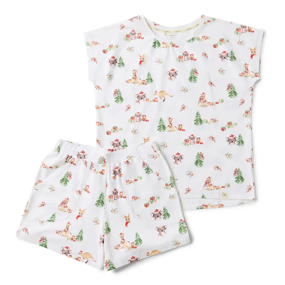 Snuggle Hunny Kids - Kangas & Koalas Organic Womens PJ Set