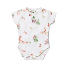 Snuggle Hunny Kids - Kangas & Koalas Short Sleeve Organic Bodysuit