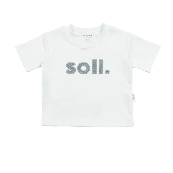 Soll. The Label - Kids Soll Denim Logo Tee | Light