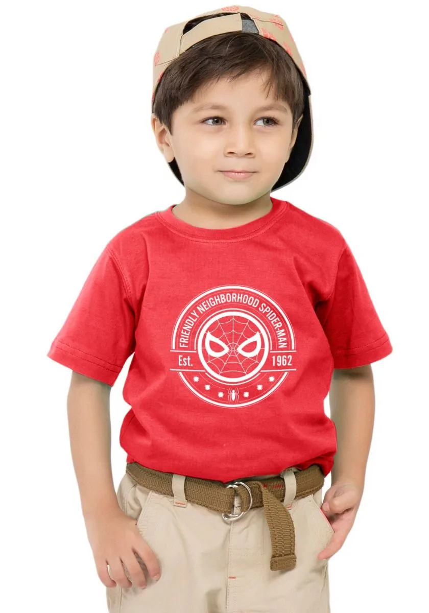 Spiderman Kawaii Face Kids T-Shirt