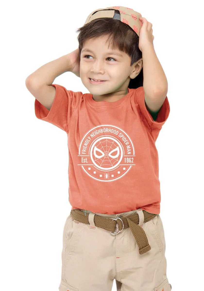 Spiderman Kawaii Face Kids T-Shirt