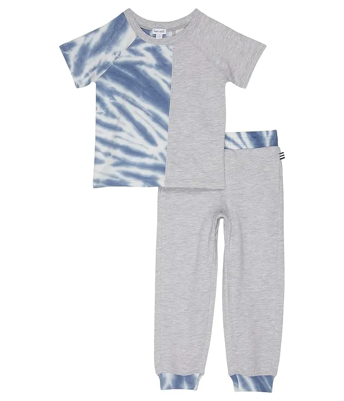 Splendid Littles Split Tie-Dye Short Sleeve Set (Toddler/Little Kids/Big Kids)