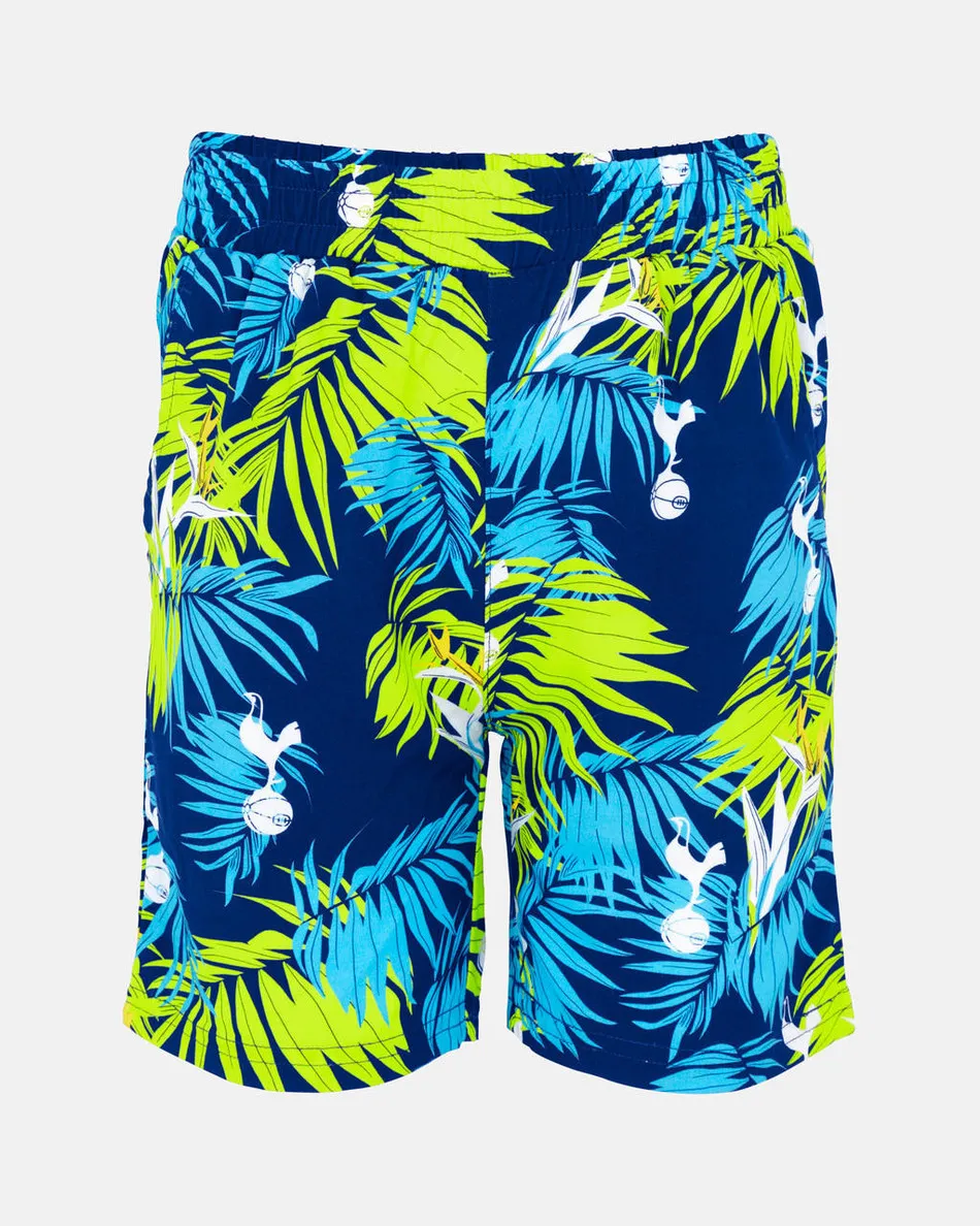 Spurs Kids Hawaiian Print Shorts