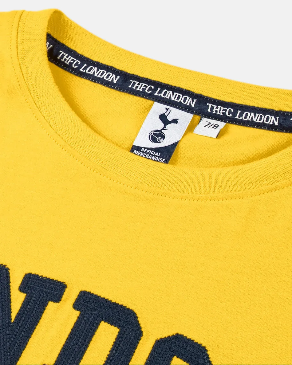 Spurs Kids London Varsity 1882 Yellow T-Shirt