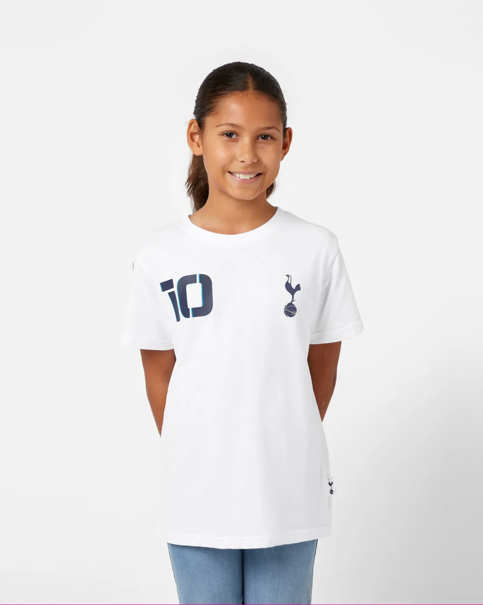 Spurs Kids Maddison White Number T-Shirt